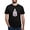 Black, variant on - Pi Sigma Epsilon Colored Crest T Shirt - Mens Tri-blend T-Shirt