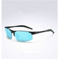 color changing polarized sunglasses aluminum magnesium half frame