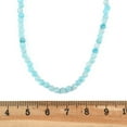 thumbnail image 5 of 3pcs Amazonite Beaded Necklaces with Brass Lobster Claw Clasps Faceted Round Beads 15.75 inch~16.14 inch(40~41cm)x3~3.5mm, 5 of 5