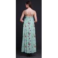thumbnail image 2 of Bimba Rayon Floral Printed Spaghetti Strap Sleeveless Womenâ€™s Cami Maxi Slip Swing Dress-XX-Large, 2 of 4