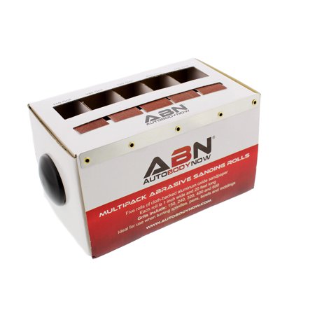 

ABN | Sand Paper Variety Pack 5-Piece Aluminum Oxide Sandpaper with Dispenser