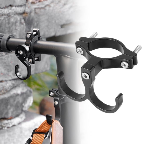 Scooter gancho delantero aleación de aluminio gancho universal gancho colgante Pothook para scooter de bicicleta, instalación fácil Tubo de 2 cm a 3.5 cm