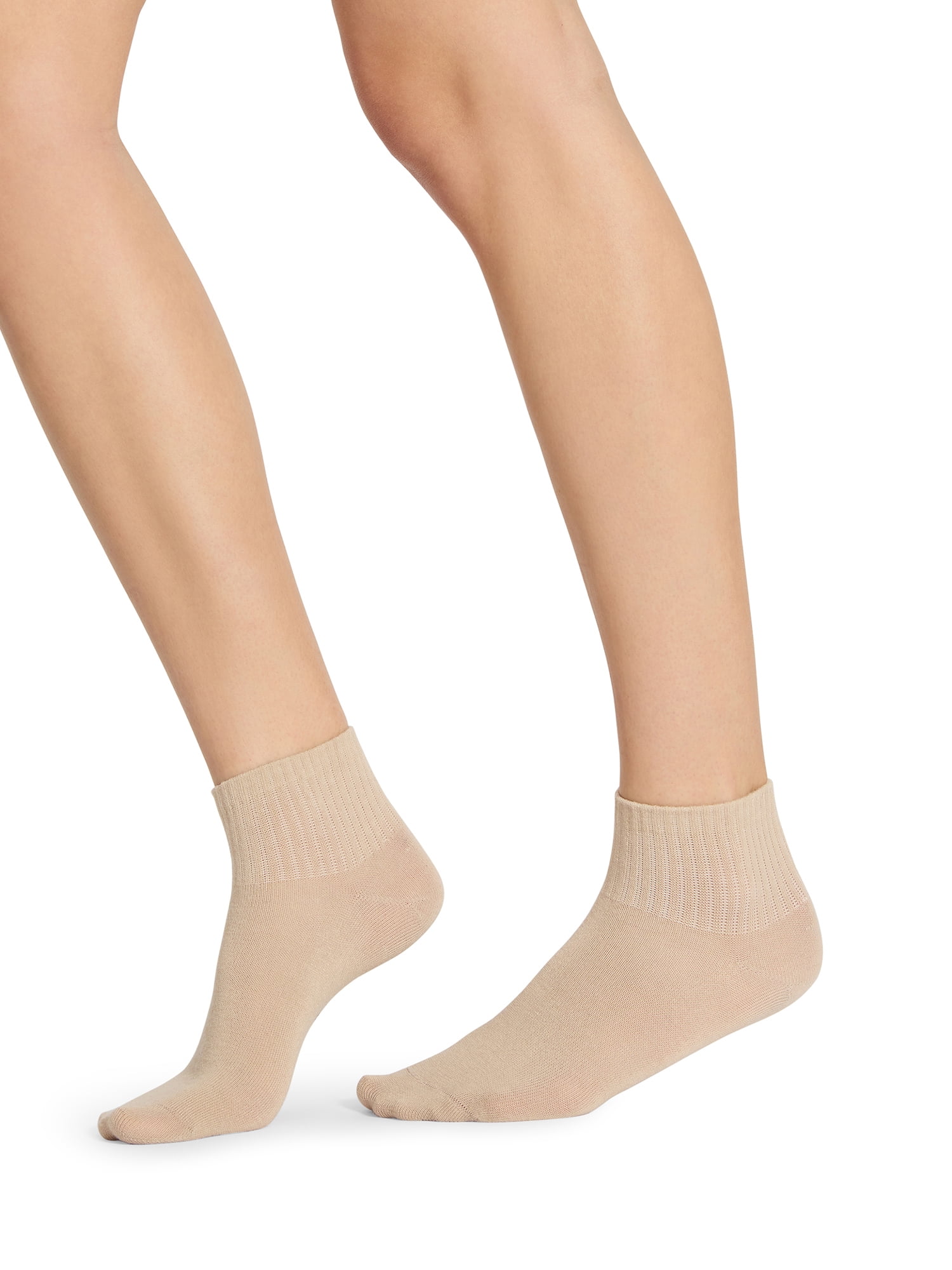 Madden NYC Women's Quarter Sock, 6-Pack, Fits Shoe Size 5-10