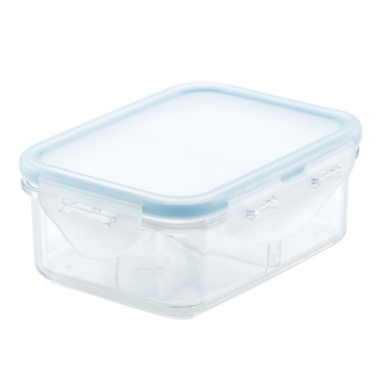 Lock&lock Rect. Short Food Container 550ml with Divider