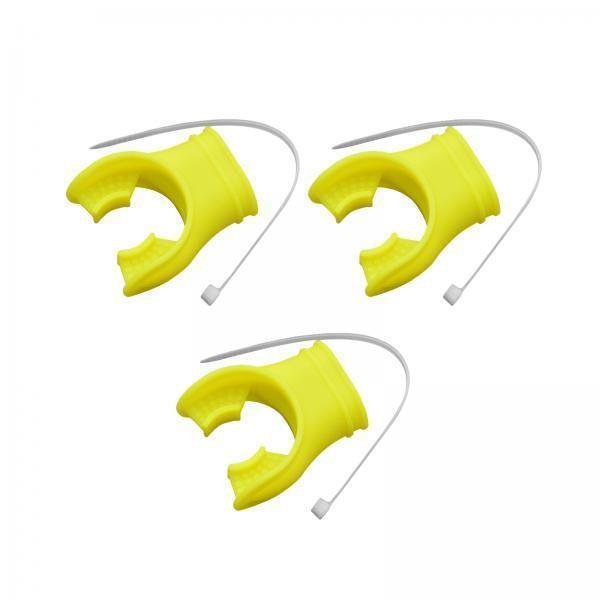 koolsoo 4x Régulateur de Plongée Embout Universel avec Régulateur Attache Jaune