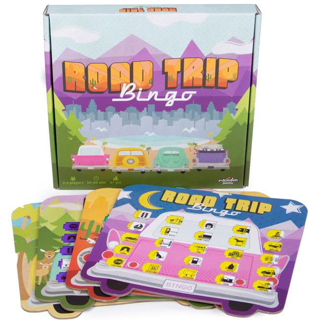 Travel Scavenger Hunt and Auto Bingo Fun Gift... Details about   2 Sets Road Trip Card Games