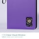 thumbnail image 4 of Carpeta ProCase 900 bolsillos con ventana transparente, color morado, 4 of 7
