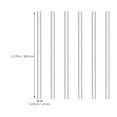 thumbnail image 5 of GAXIRE 6 Pcs Reusable Clear Silicone Straws Set, Transparent Cylindrical Design for Home, Parties, Easter and Everyday Use, 5 of 8