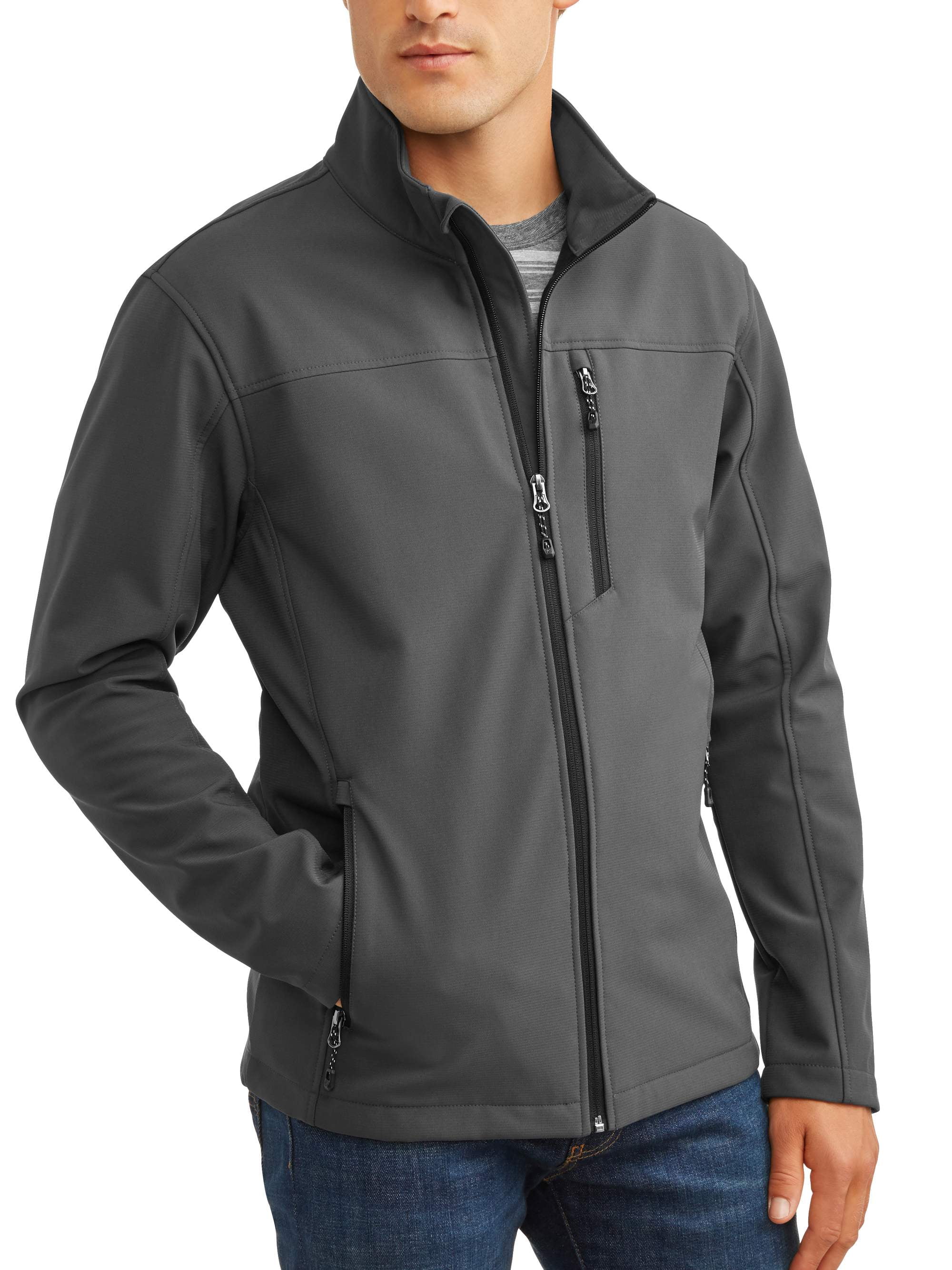 SwissTech Men's Softshell Jacket Up To Size 5Xl - Walmart.com