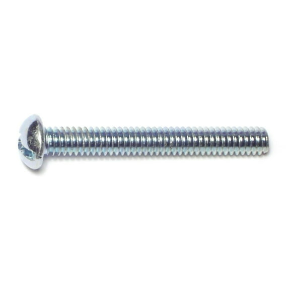 1/4"-20 x 2" Zinc Phillips Round Head Machine Screws (12 pcs.)