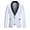 White, variant on Vedolay Coat for Men Men Casual Long Sleeve Lightweight Work Office Blazer Jacket with Pockets,Black L