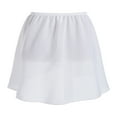 thumbnail image 2 of YONGHS Kids Girls Ballet Dance Skirt Skating Over Scarf Chiffon Wrap Skirts White 10-14, 2 of 7