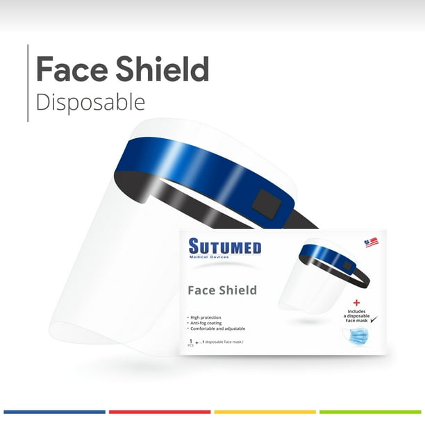 Download Face Shield + Face Mask Kit Sutumed - Walmart.com ...