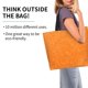 thumbnail image 2 of Balery Orange Glitter2 Bolsa Tote Estilo Estético con Cremalleras, Bolsa de Hombro, Bolsa de Compras Grande y Plegable, 2 of 8