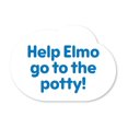 thumbnail image 3 of Sesame Street Potty Time Elmo 12-Inch Sustainable Plush Stuffed Animal, Sounds and Phrases, Potty Training Tool, 3 of 7