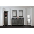 thumbnail image 2 of Miseno Msctati Tatianna 19" X 70" Poplar Wood Free Standing Bathroom Linen Tower - Grey, 2 of 7