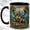 Black, variant on Crystal Dragon Coffee Mug, Fantasy Creature Mug, Ceramic 11 oz