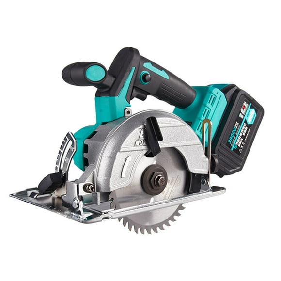 Rechargeable Cordless Circular Saw 1500W Cordless Circular 9500r/min Adjustable Stone Wood Plastic Multifunctional Electric Saws Woodworking