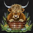 thumbnail image 2 of CafePress - Highland Cow Sitting In A Metal - Cute Infant Bodysuit Baby Romper - Size Newborn - 24 Months, 2 of 3