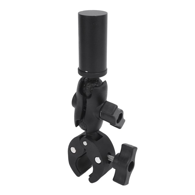 Pole Clamp Mount, Weather Resisting Wide Compatibility Secure Clamping Car Pole Clamp Bracket with Adapter for Mini Dishy Antenna