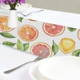 thumbnail image 4 of Yayeee Table Runner 90 inches Long Home Kitchen Dinning Party Decoration, Candy Orange, 4 of 7