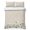 White Beige, variant on Twin Quilt Set 68''x86'', Blue Grey Beige Lightweight Summer Bedspread Coverlet Set with 2 Pillow Shams, Abstract Modern Art Oil Painting Breathable All Season Quilt Bedding for Dorm/Bedroom