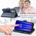 thumbnail image 2 of Case for OnePlus Nord CE 2 5G Cover Leather Wallet Folio Case Book Design Flip Magnetic Closure - Blue, 2 of 5
