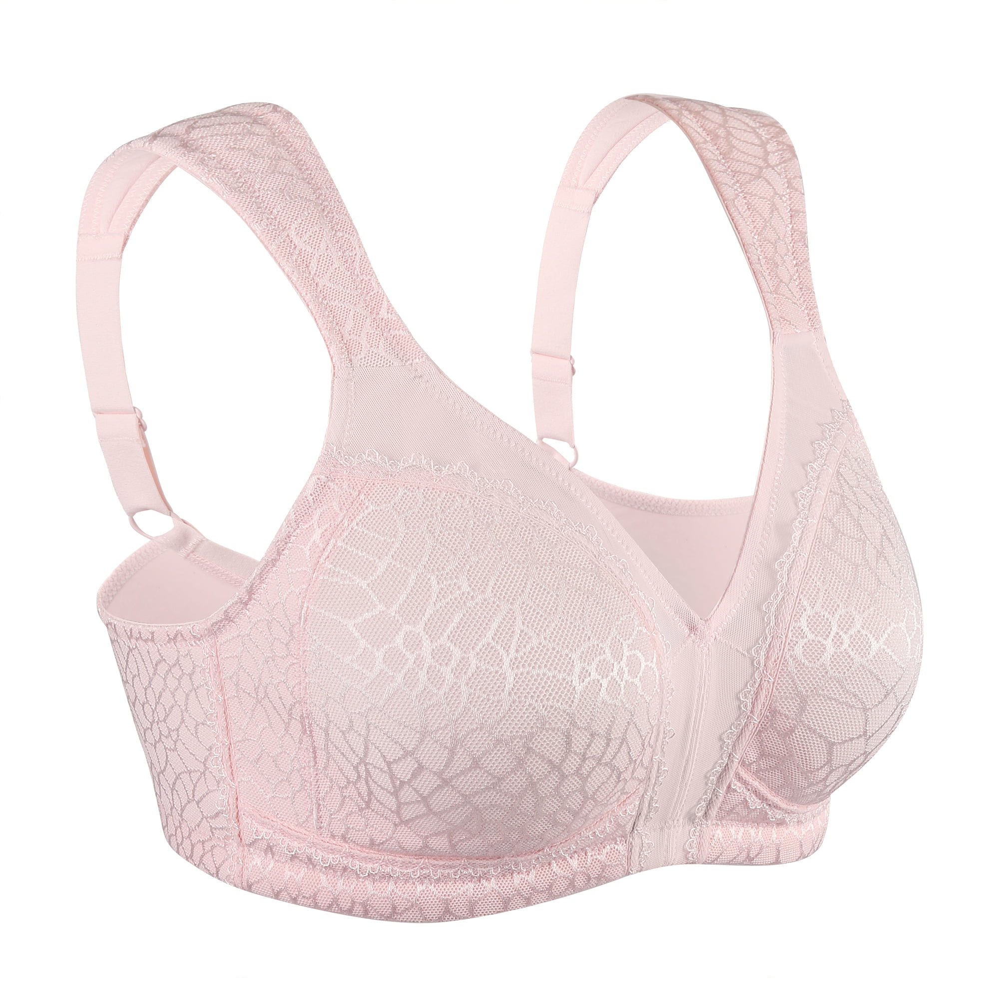 Buy Lemorosy Full Coverage Non Padded Wireless Minimizer Bra Women's Plus  Size Bras Comfort and Double Support for Large Bust Online at  desertcartINDIA