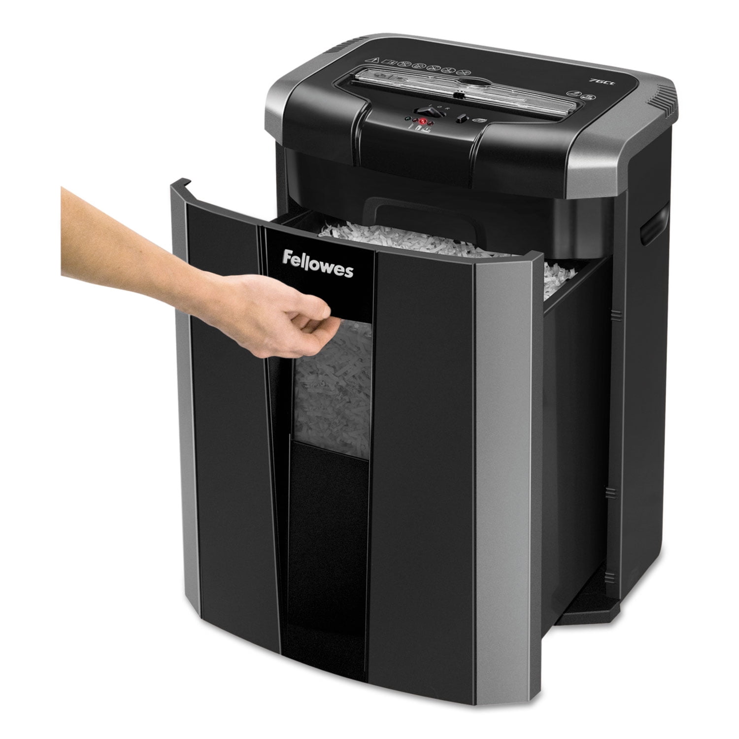 Fellowes Mfg. Co. Powershred 76ct Cross-cut Shredder, 16 Manual Sheet Capacity