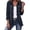 Navy, variant on Naotn Open‑Front Ruffled Lapel Collar Jacket for Women Fall Trendy Casual Long Sleeve Button Down Outerwear