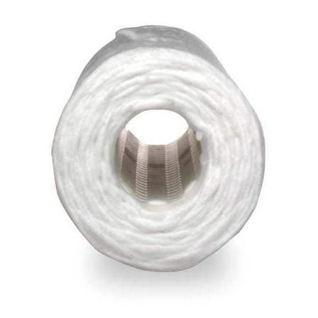 String Wound Filter Cartridge, 3 gpm, 1 Micron, 2-7/16" O.D., 10 in H, 6 PK