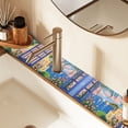 thumbnail image 2 of Yayeee Faucet Mat for Kitchen Sink 14.7" Diatomite Long Splash Guard Pad, Blue Window, 2 Pack, 2 of 7