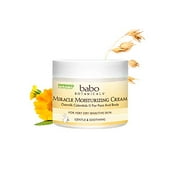 Babo Botanicals Miracle Baby Moisturizing Face & Body Cream, Oatmilk Calendula, 2 Fl Oz
