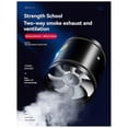 thumbnail image 1 of Low Decibel Quiet Voice Super Suction Draft Fan Pipeline Exhaust Ventilator Exhaust Fan Duct Ventilation Blower Fans 6In, 1 of 5