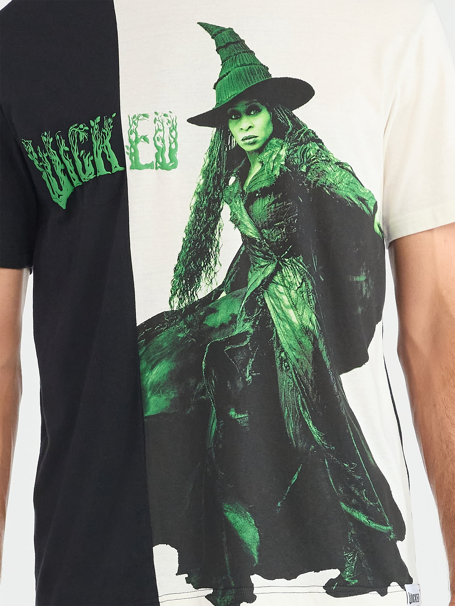 Wicked Men's and Big Men's Colorblocked Graphic Tee with Short Sleeves, Sizes S-3XL