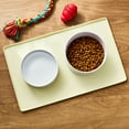 thumbnail image 2 of Vibrant Life Medium Silicone Pet Feeding Mat, Beige, 19" x 12", 2 of 5