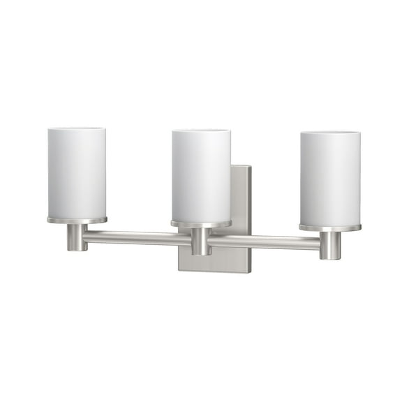 Gatco 1706 Modern Farmhouse Triple Sconce, Satin Nickel