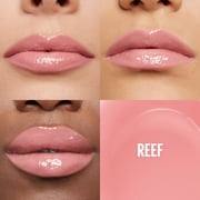 Maybelline Lifter Gloss Lip Gloss Makeup with Hyaluronic Acid, Reef
