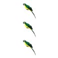 thumbnail image 2 of VONKY Simulation Parrot Statue Party Favors for Tree Yard Patio Home Lawn Wall Green 25x7cm 3Set, 2 of 6