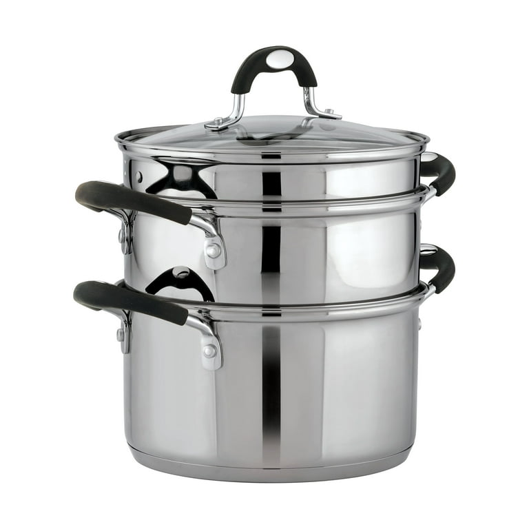 Cuisinart 3 qt. Stainless Steel Double Boiler with Lid & Reviews