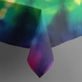 thumbnail image 5 of Rainbow Tie Dye Mandala Pattern Square Tablecloth,Waterproof Square Table Cover,Wipeable Spillproof Washable Table Cover for Home Kitchen Party Decor 52"x52"(132x132cm), 5 of 6