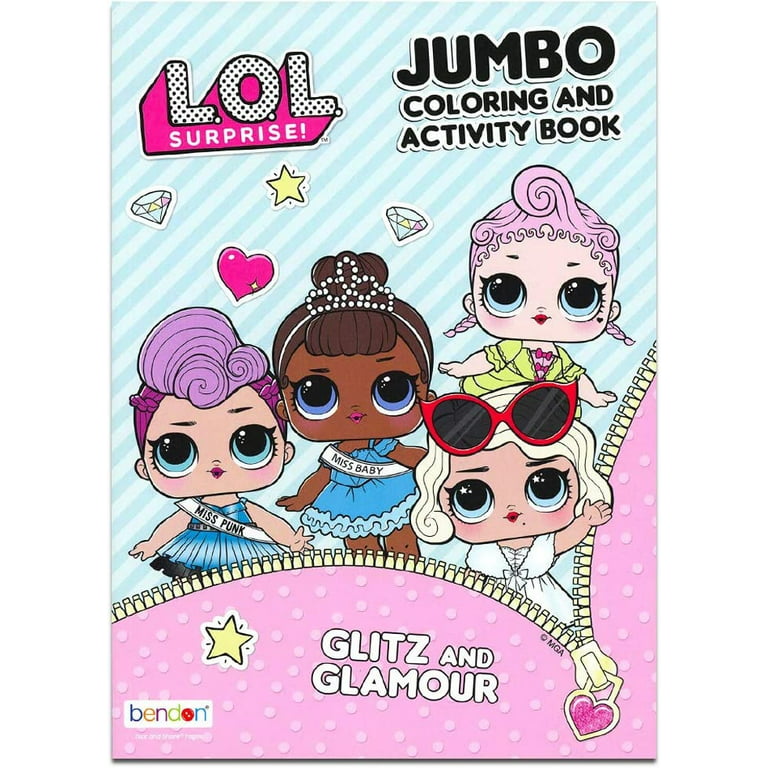 LOL Girls Activity Set 6pc Kids Arts and Crafts Kit for Home