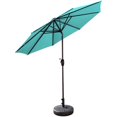 thumbnail image 2 of Parasol de Marché de Table de Patio de 9 Pieds avec Base Ronde en Bronze, 2 of 7