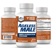 Ageless Male Free Testosterone Booster by New Vitality 60 Tablets