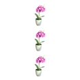 thumbnail image 2 of Monstrate Bonsái Artificial no tóxico y duradero, de regalo para el día de la madre, planta Artificial exquisita hecha a mano, púrpura Type1 NO1, 2 of 6