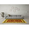 thumbnail image 3 of Ahgly Company Indoor Rectangle Persian Yellow Traditional Area Rugs, 5' x 8', 3 of 4