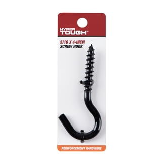 Hyper Tough Vinyl Coated Storage Hooks Set for Garage Organization