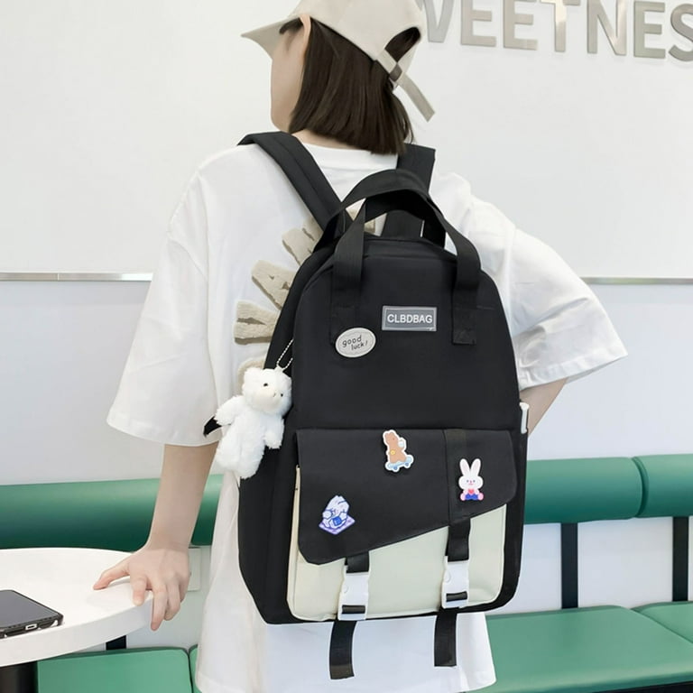 1 Piece Fashion New Shoulder Bag kids Universal Simple Schoolbag Student  Backpack Large Capacity Backpack