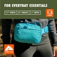 thumbnail image 3 of Ozark Trail Denver Fanny pack Aqua, Adult Teen, on Waist, 3 of 13