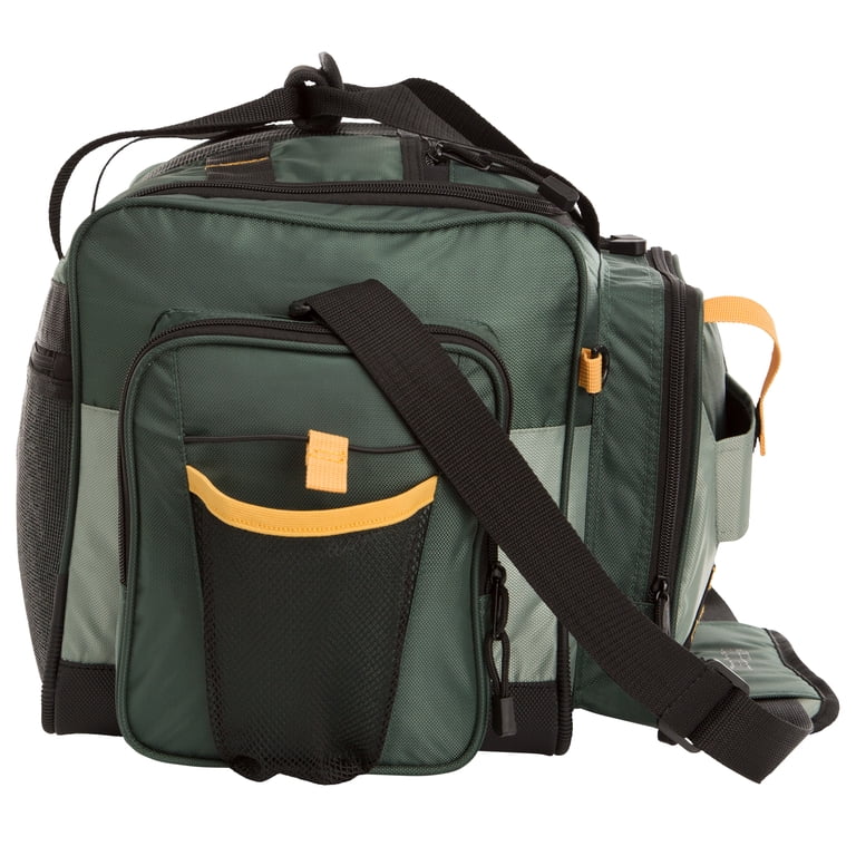 extra large tackle bag MATEIN Rolling Box with Cooler, Fishing with Wheels and multiple external slip and zippered pockets make it easy to manage your fishing line spools XL Tackle Bag Okeechobee